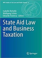 State Aid Law And Business Taxation