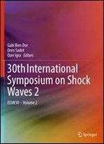 30th International Symposium On Shock Waves 2: Issw30 - Volume 2