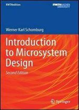 Introduction To Microsystem Design (rwthedition)
