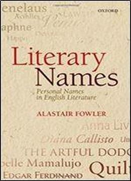 Literary Names - Personal Names In English Literature