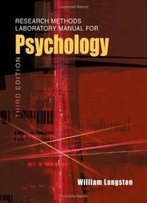 Research Methods Laboratory Manual For Psychology (With Infotrac)
