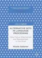 Alternative Sets In Language Processing: How Focus Alternatives Are Represented In The Mind (Palgrave Studies In Pragmatics, Language And Cognition)