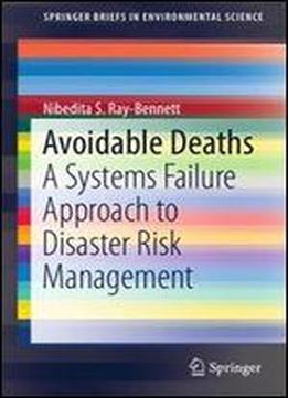 Avoidable Deaths: A Systems Failure Approach To Disaster Risk Management