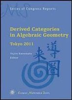 Derived Categories In Algebraic Geometry: Tokyo 2011 (Ems Series Of Congress Reports)