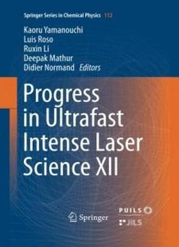 Progress In Ultrafast Intense Laser Science Xii (springer Series In Chemical Physics)