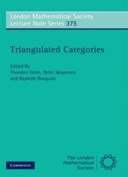 Triangulated Categories (london Mathematical Society Lecture Note Series)