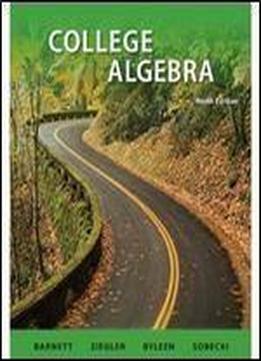 College Algebra 9th Edition