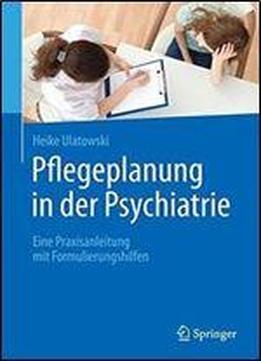 Pflegeplanung In Der Psychiatrie: Eine Praxisanleitung Mit Formulierungshilfen