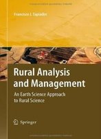 Rural Analysis And Management: An Earth Science Approach To Rural Science