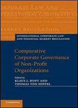 Comparative Corporate Governance Of Non-profit Organizations