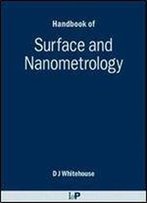 Handbook Of Surface And Nanometrology