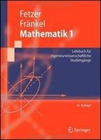 Mathematik 1: Lehrbuch Fur Ingenieurwissenschaftliche Studiengange