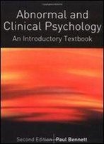 Abnormal And Clinical Psychology, 2nd Edition