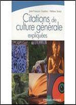 Citations De Culture Generale Expliquees