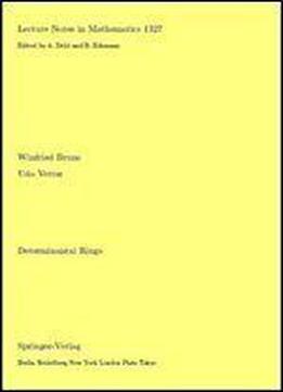 Determinantal Rings (lecture Notes In Mathematics, 1327)