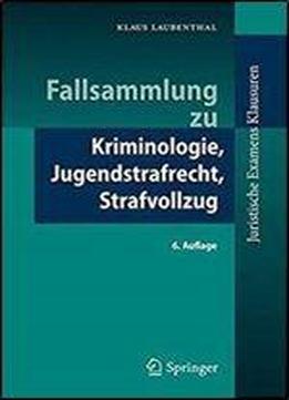 Fallsammlung Zu Kriminologie, Jugendstrafrecht, Strafvollzug (6th Edition)