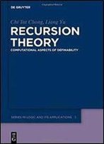 Recursion Theory: Computational Aspects Of Definability