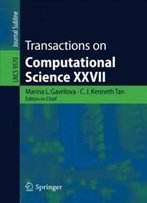 27: Transactions On Computational Science Xxvii (Lecture Notes In Computer Science)
