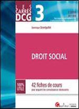 Dcg 3 Droit Social