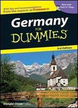 Germany For Dummies (dummies Travel)