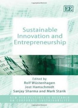 Sustainable Innovation And Entrepreneurship (new Perspectives In Research On Corporate Sustainability)