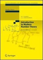 Introduction To Modern Number Theory: Fundamental Problems, Ideas And Theories (Encyclopaedia Of Mathematical Sciences)