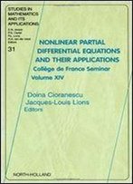 Nonlinear Partial Differential Equations And Their Applications, Volume 31: College De France Seminar Volume Xiv (Studies In Mathematics And Its Applications)