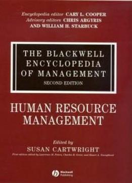 The Blackwell Encyclopedia Of Management, Human Resource Management (blackwell Encyclopaedia Of Management) (volume 5)