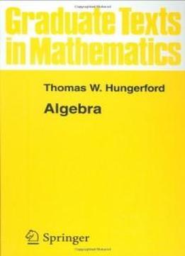 Algebra (graduate Texts In Mathematics) (v. 73)