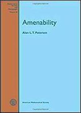 Amenability (mathematical Surveys And Monographs (z))
