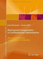 Bioinspired Computation In Combinatorial Optimization: Algorithms And Their Computational Complexity (Natural Computing Series)