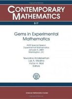 Gems In Experimental Mathematics (Contemporary Mathematics)