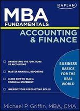 Mba Fundamentals Accounting And Finance (kaplan Test Prep)