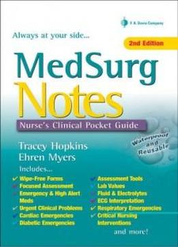 Medsurg Notes: Nurse's Clinical Pocket Guide (davis's Notes)