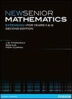 New Senior Mathematics Extension 1