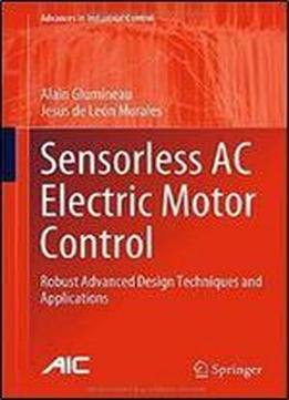 Sensorless Ac Electric Motor Control: Robust Advanced Design Techniques And Applications (advances In Industrial Control)