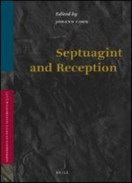 Septuagint And Reception (supplements To The Vetus Testamentum)