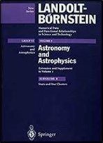 Stars And Star Clusters (Landolt-Bornstein: Numerical Data And Functional Relationships In Science And Technology - New Series) (Volume 2)