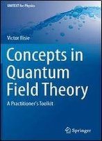 Concepts In Quantum Field Theory: A Practitioner's Toolkit (Unitext For Physics)