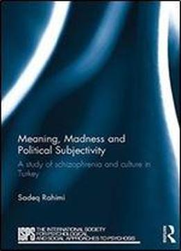 Meaning, Madness And Political Subjectivity: A Study Of Schizophrenia And Culture In Turkey (the International Society For Psychological And Social Approaches To Psychosis Book Series)