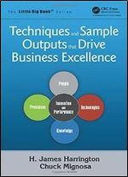Techniques And Sample Outputs That Drive Business Excellence (the Little Big Book Series)
