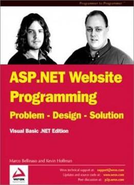 Asp.net Website Programming: Problem - Design - Solution Vb.net Edition