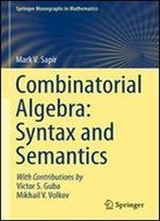 Combinatorial Algebra: Syntax And Semantics
