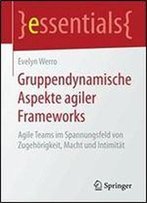 Gruppendynamische Aspekte Agiler Frameworks: Agile Teams Im Spannungsfeld Von Zugehorigkeit, Macht Und Intimitat (Essentials)