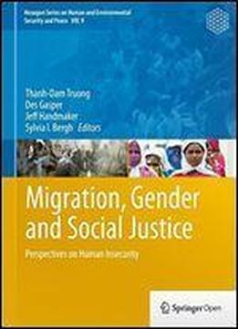 Migration, Gender And Social Justice: Perspectives On Human Insecurity (hexagon Series On Human And Environmental Security And Peace)