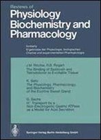 Reviews Of Physiology, Biochemistry And Pharmacology By J.C.G. Coleridge