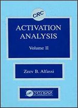 Activation Analysis, Volume Ii