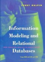 Information Modeling And Relational Databases: From Conceptual Analysis To Logical Design (The Morgan Kaufmann Series In Data Management Systems)