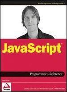 Javascript Programmer's Reference
