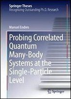 Probing Correlated Quantum Many-Body Systems At The Single-Particle Level